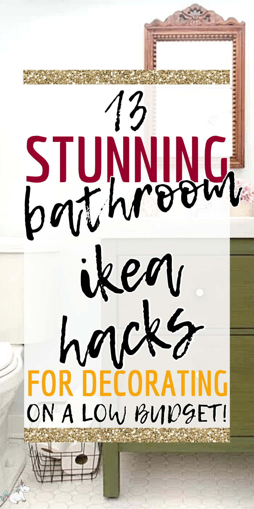 These IKEA bathroom hacks will show you how you can easily transform your bathroom on a budget! The best IKEA hacks for your bathroom organization & decor!