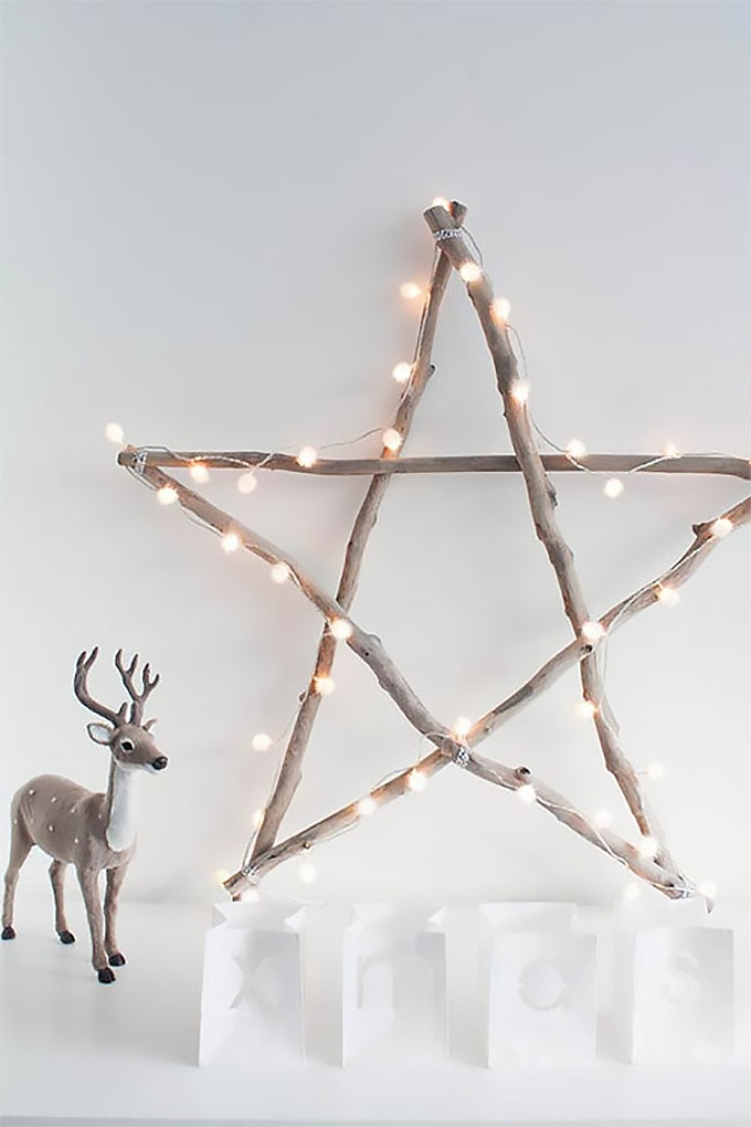 DIY twig star