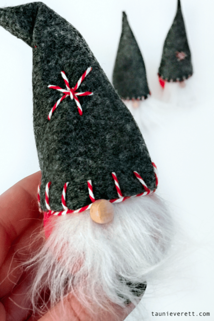 Handmade felt gnomes