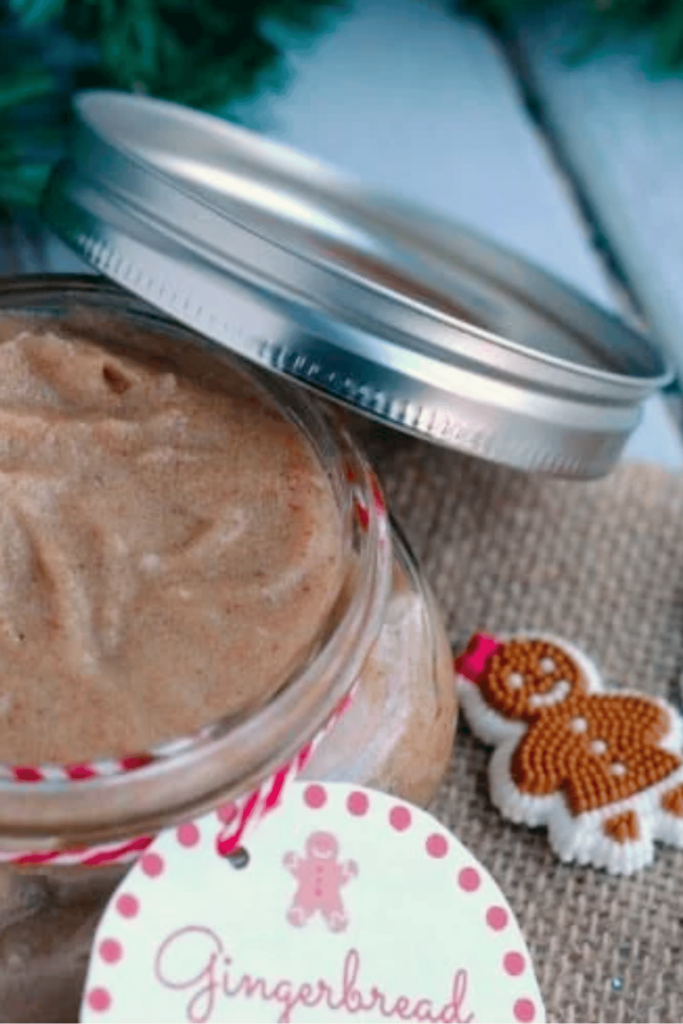 Jar of gingerbread body butter