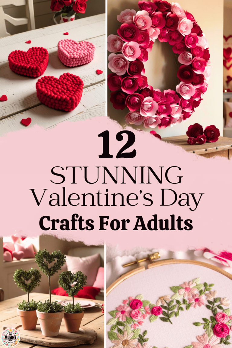 12 Adorable Valentine's Day Crafts for Adults to Make - The Mummy Front