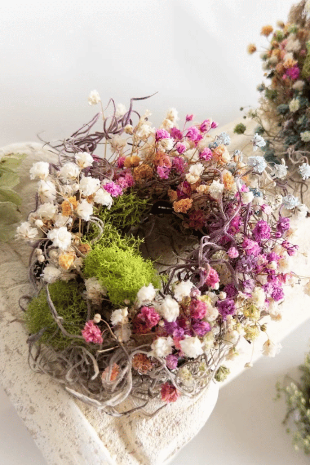 mini floral easter wreaths