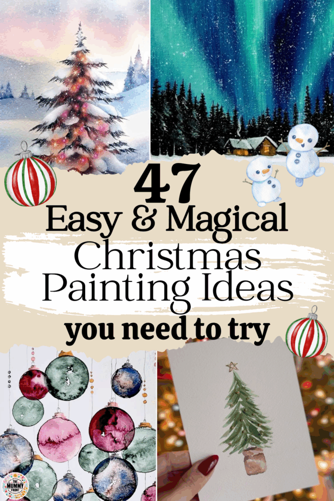 Looking for easy Christmas painting ideas for beginners? Here you’ll find tons of Christmas painting ideas on canvas that are simple, cozy, and full of festive charm. From snowy cottages to glowing trees, these easy Christmas painting projects are perfect for slowing down, getting creative, and filling your home with holiday warmth.