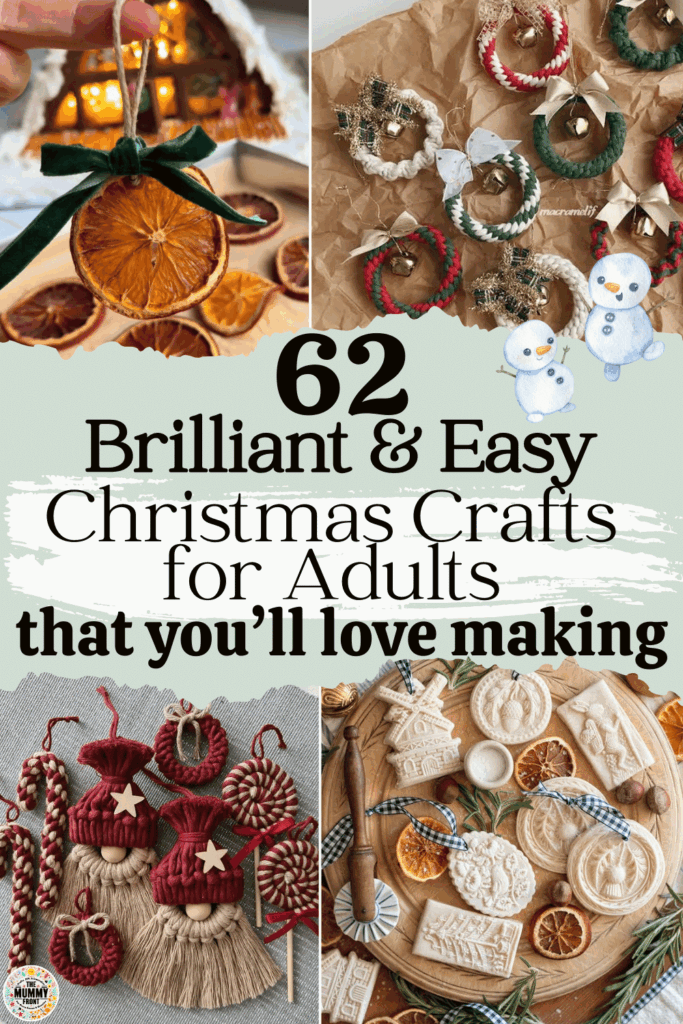 Discover the best Christmas crafts for adults! From DIY Christmas decorations and easy ornaments to handmade Christmas crafts and whimsical holiday dĂ©cor, youâll find endless Christmas craft ideas to make and sell. Try mason jar Christmas crafts, wood decorations, baubles DIY, wreaths, and more festive DIY holiday decorations!