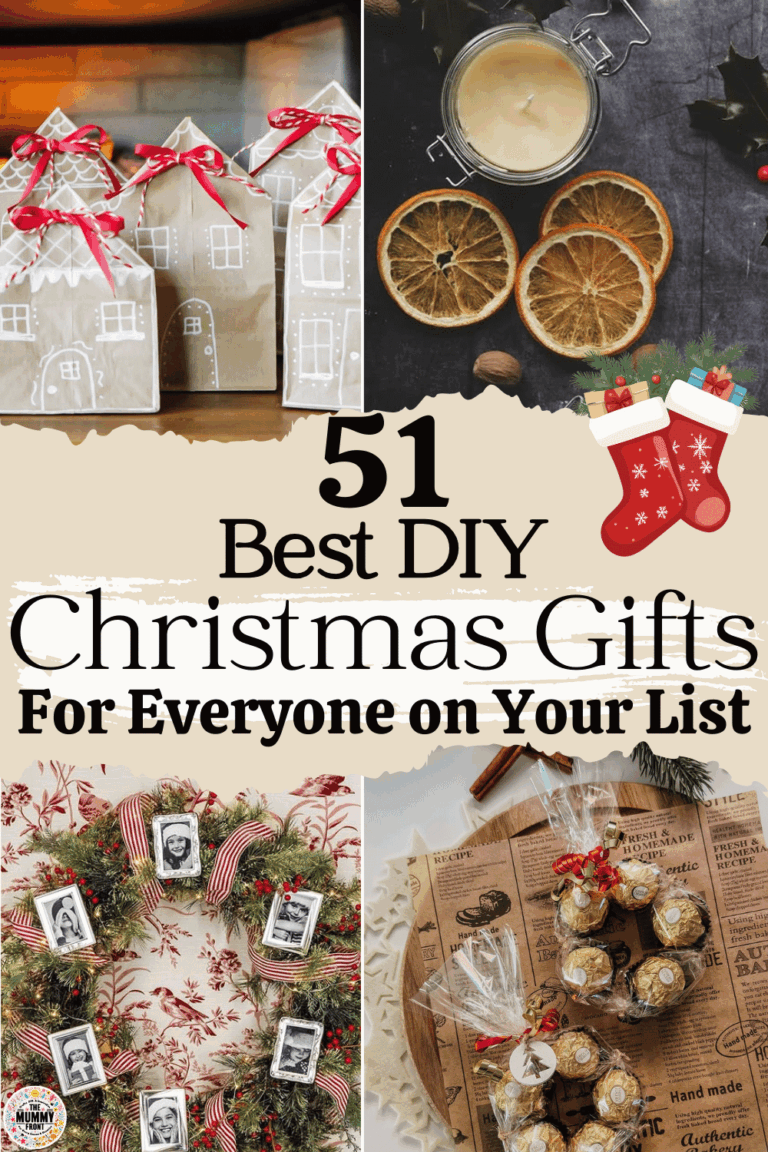 51 Best DIY Christmas Gifts for Everyone on Your List - The Mummy Front