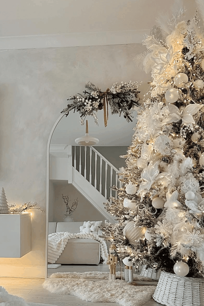 White Christmas Tree Decor, White Christmas Tree Ideas