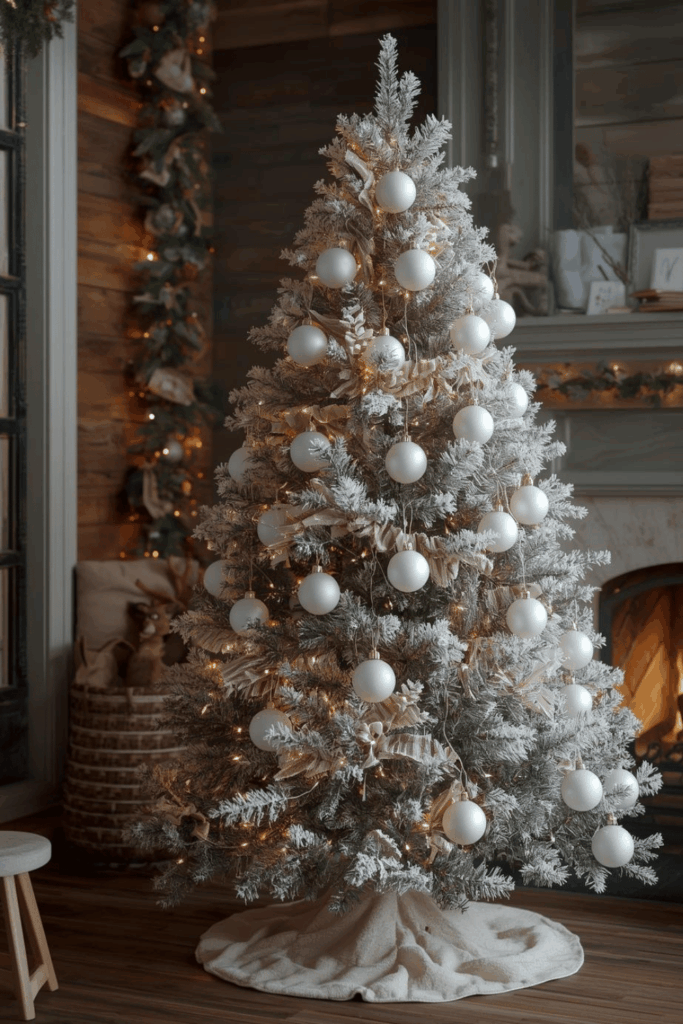 White Christmas Tree Decor, White Christmas Tree Ideas