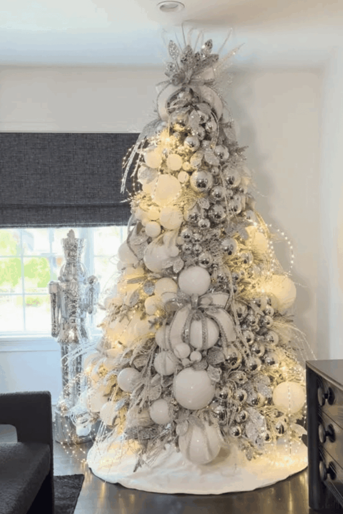 White Christmas Tree Decor, White Christmas Tree Ideas