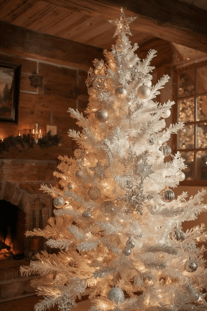 White Christmas Tree Decor, White Christmas Tree Ideas