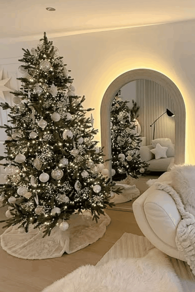 White Christmas Tree Decor, White Christmas Tree Ideas