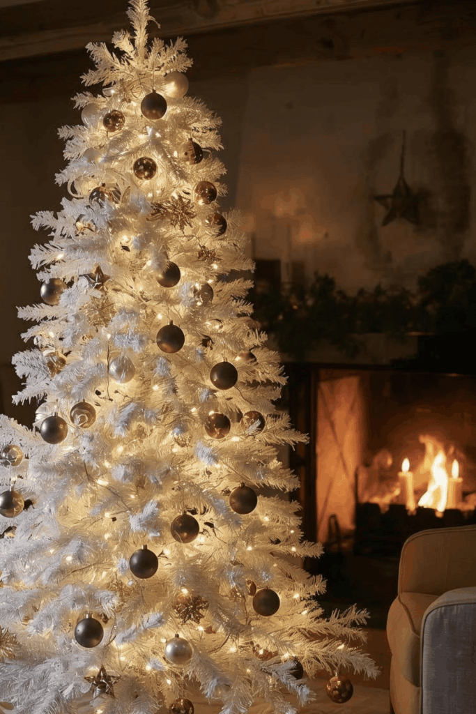 White Christmas Tree Decor, White Christmas Tree Ideas