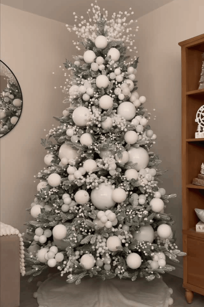White Christmas Tree Decor, White Christmas Tree Ideas