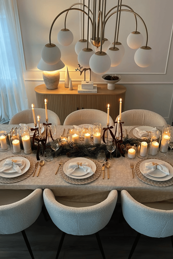 Christmas Dinner Table Settings