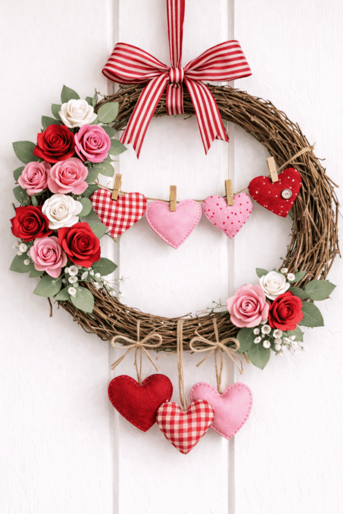 Diy Valentine Wreaths 