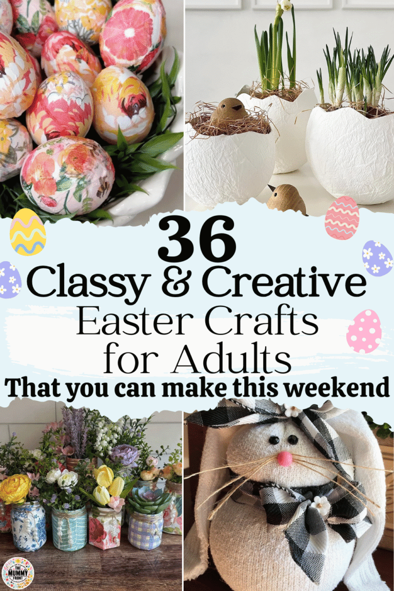 Easter crafts for adults don’t have to be childish or complicated to feel special. This collection of easy Easter crafts is full of spring Easter crafts you’ll actually enjoy making, from soft decor and handmade bunnies to simple table details and seasonal touches for your home. These Easter crafts and DIY Easter crafts focus on calm, creative projects that work beautifully as easy crafts for adults, even if you only have a little time. Perfect if you love spring crafts for adults, spring crafts for adults DIY, and DIY spring crafts that feel thoughtful rather than rushed. A lovely mix of easy spring crafts and relaxed ideas to enjoy Easter season at your own pace.