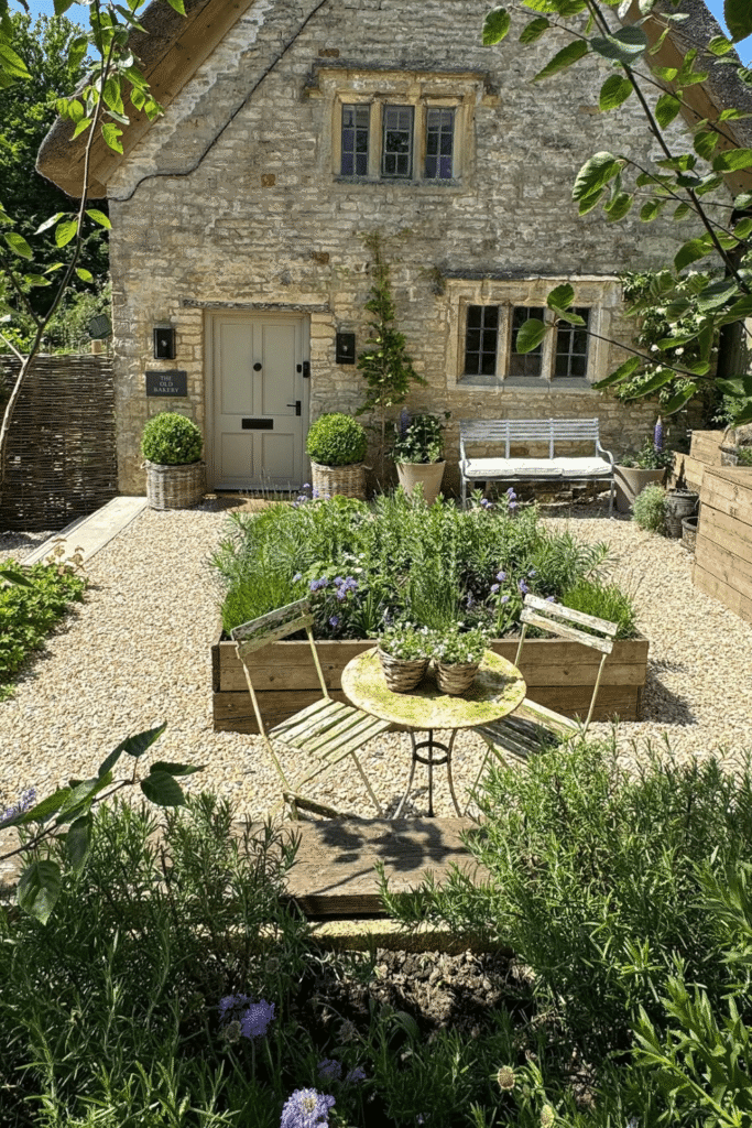 Small cottage garden