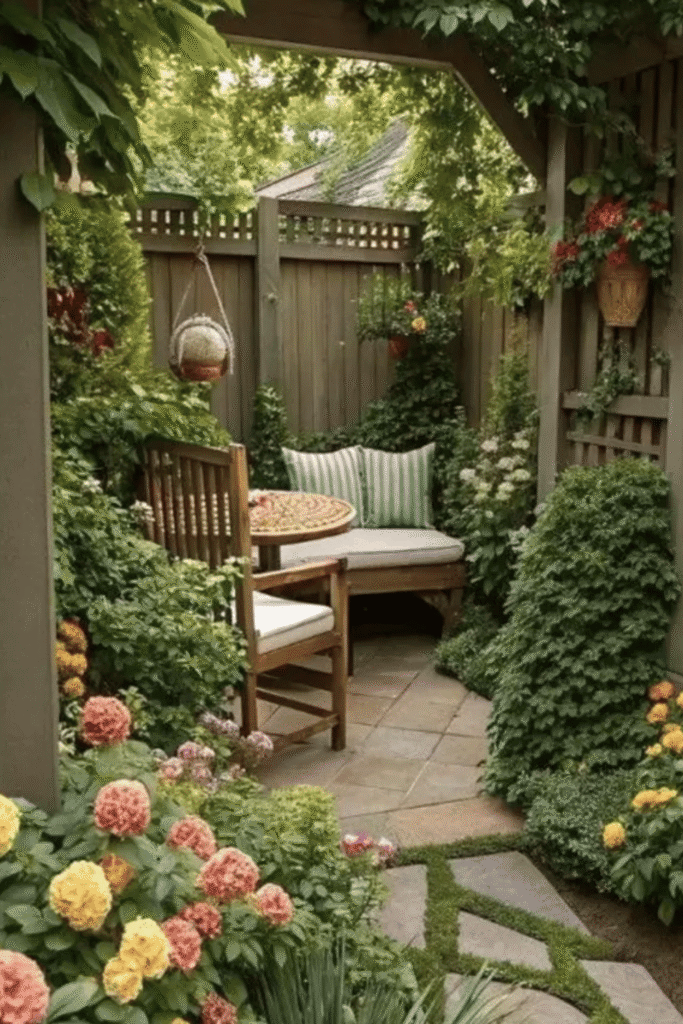 Small cottage garden