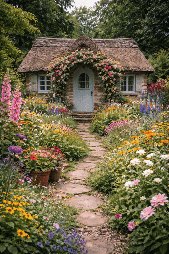 Small cottage garden