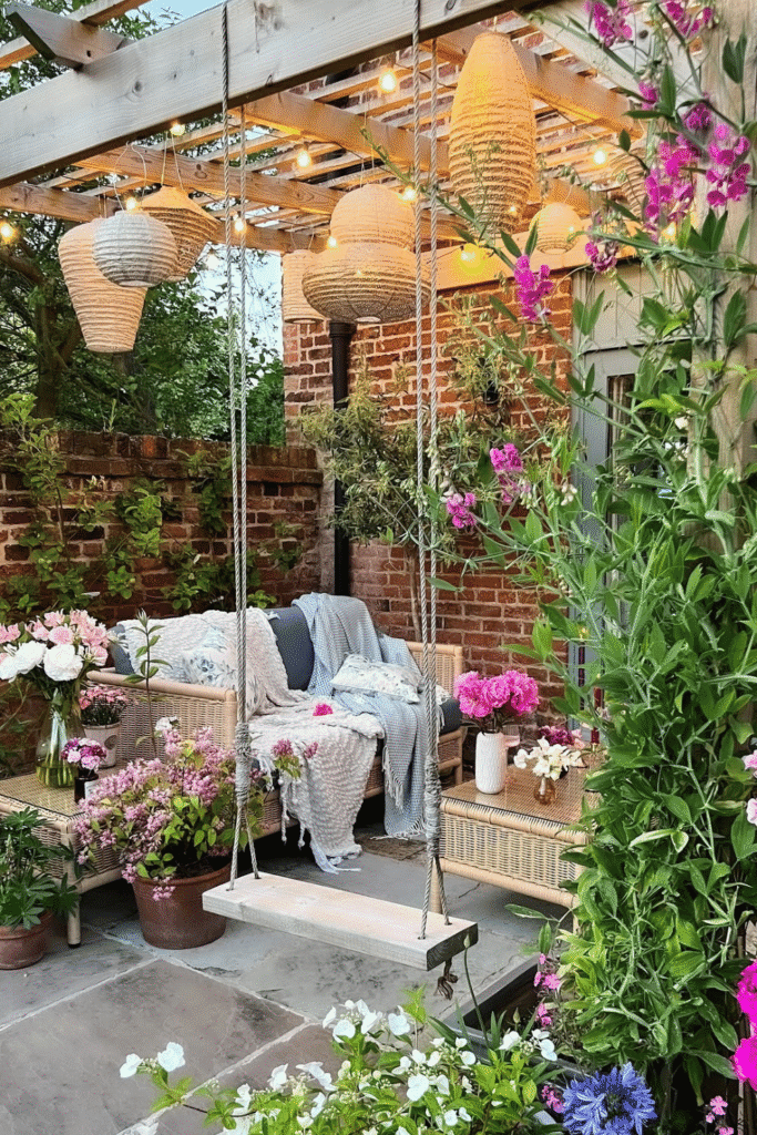 Small cottage garden