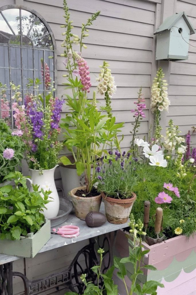 Small cottage garden