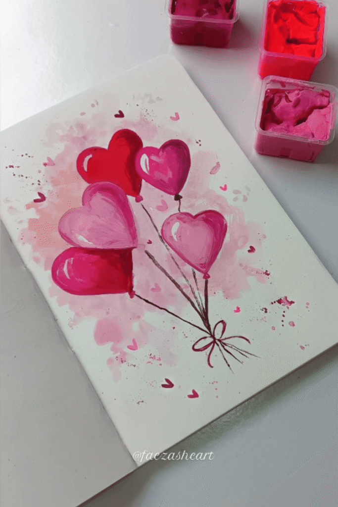 Valentines Painting ideas