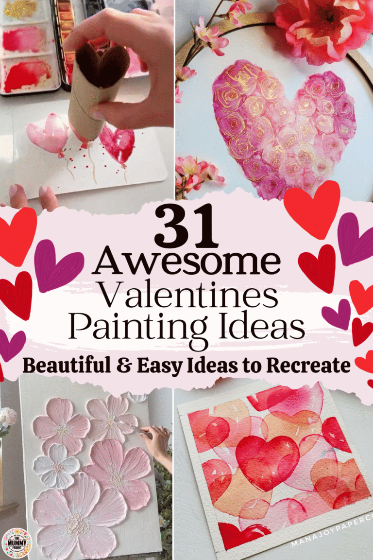 Looking for sweet, creative valentines painting ideas you’ll actually enjoy making? This post is filled with beginner-friendly inspiration, from soft hearts and florals to bold, textured designs that feel special without being complicated. You’ll find plenty of valentine painting ideas you can try at home, whether you love a relaxed valentine watercolor painting style or prefer a simple valentine canvas painting with acrylics. Perfect for a cosy afternoon, a creative break, or a fun project to share, these valentine day painting ideas are all about slowing down, experimenting with colour, and enjoying the process.