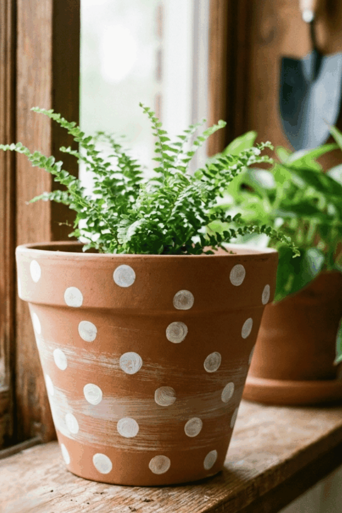 Painted flower pots 