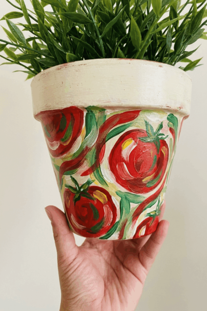 Painted flower pots 