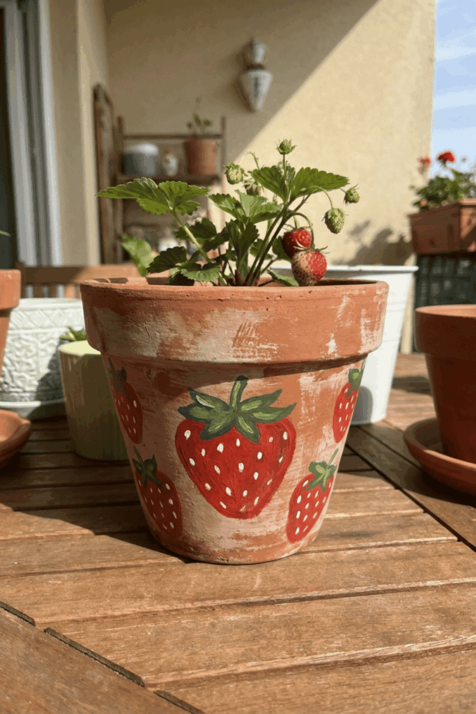 Painted flower pots 