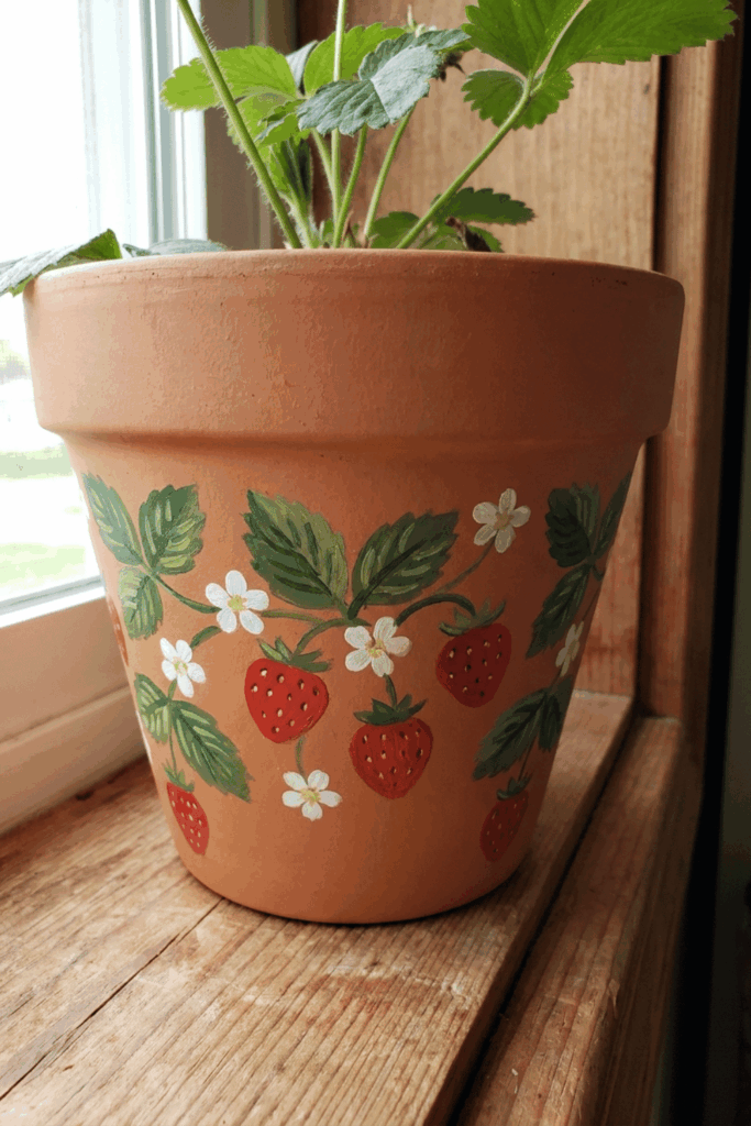 Painted flower pots 