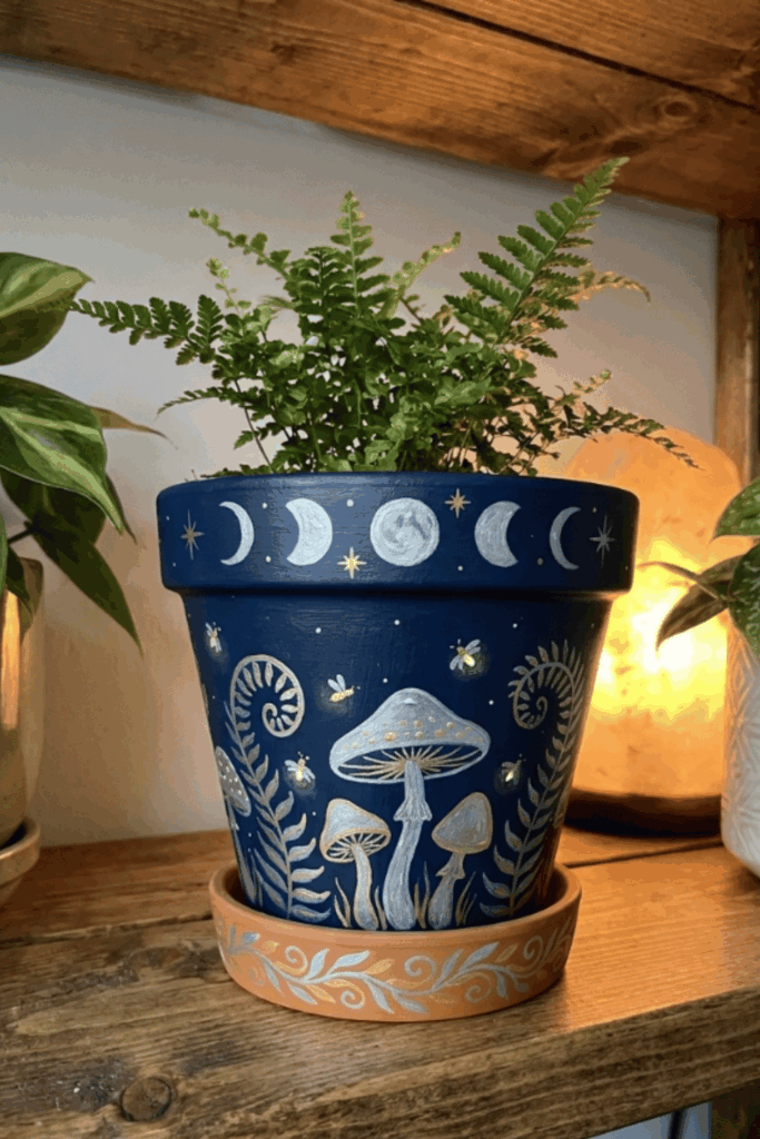 Painted flower pots 