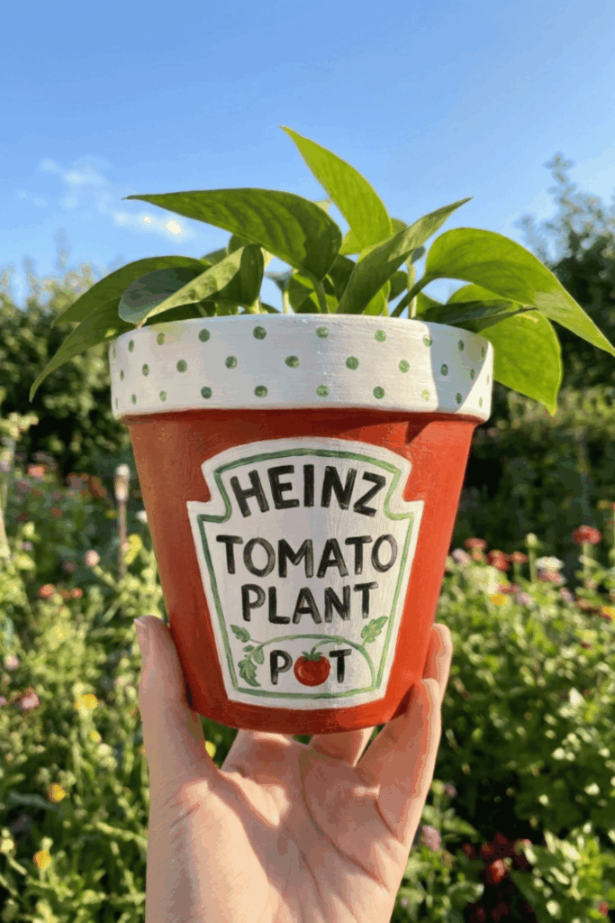 Painted flower pots 