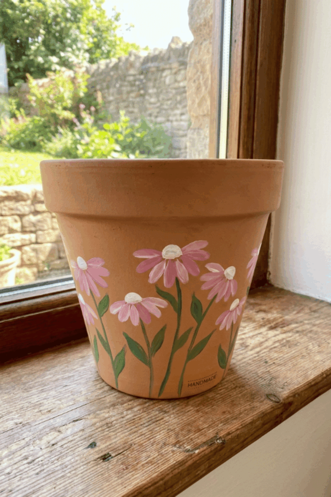 Painted flower pots 