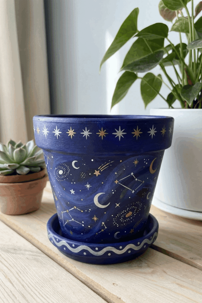 Painted flower pots 