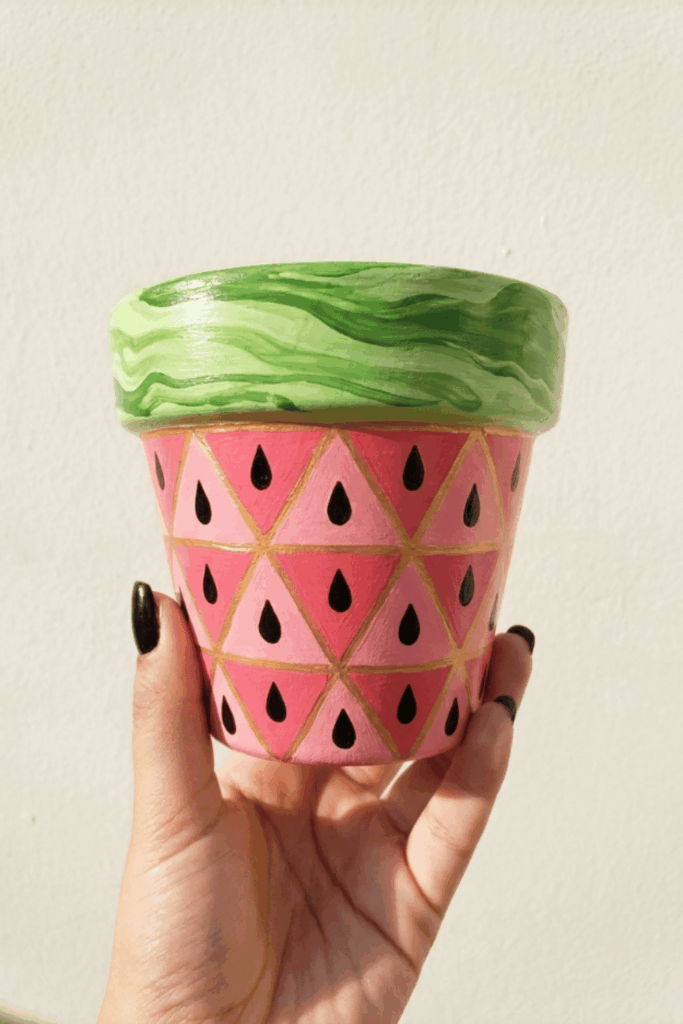 Painted flower pots 