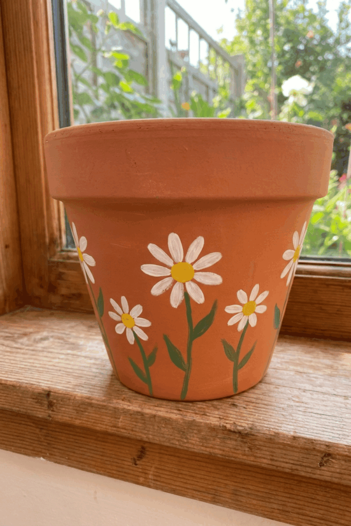 Painted flower pots 