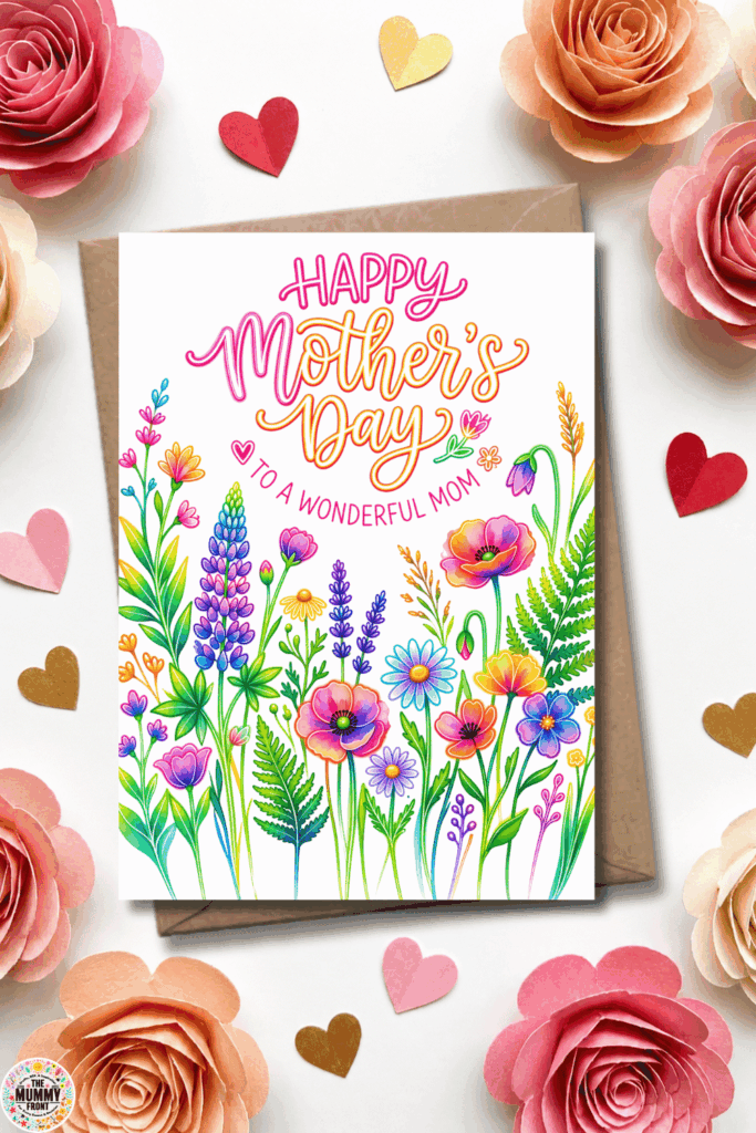 Mother's day card printable