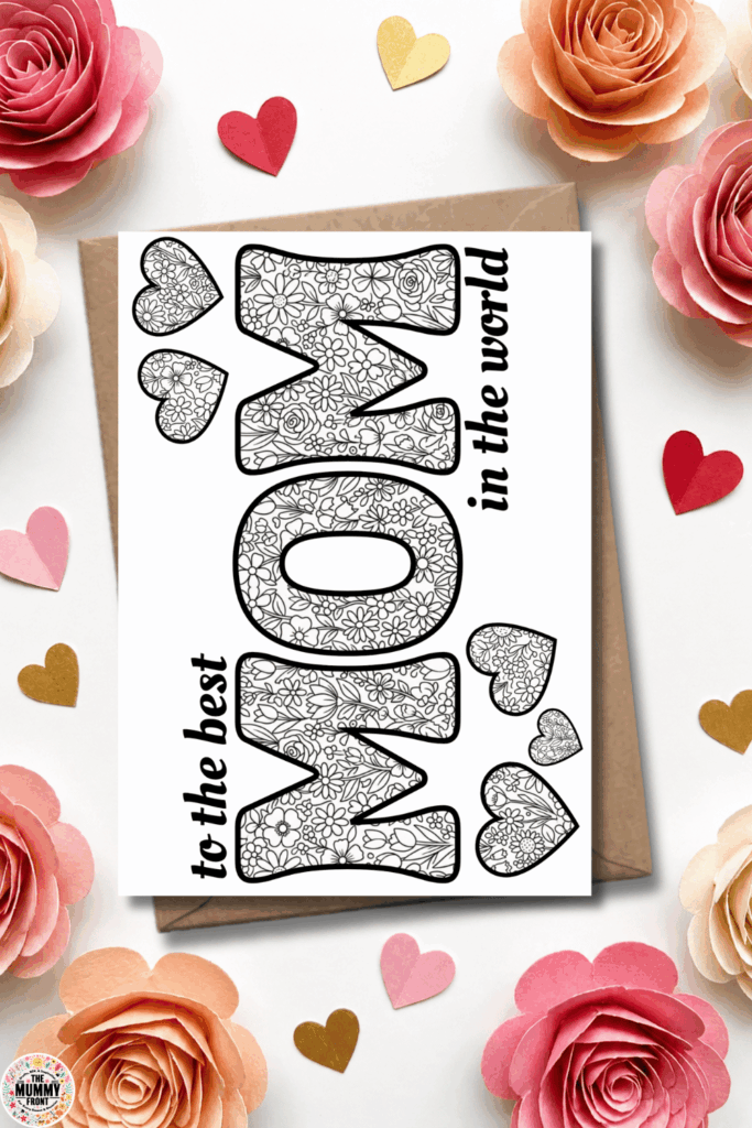 Mother's day card printable