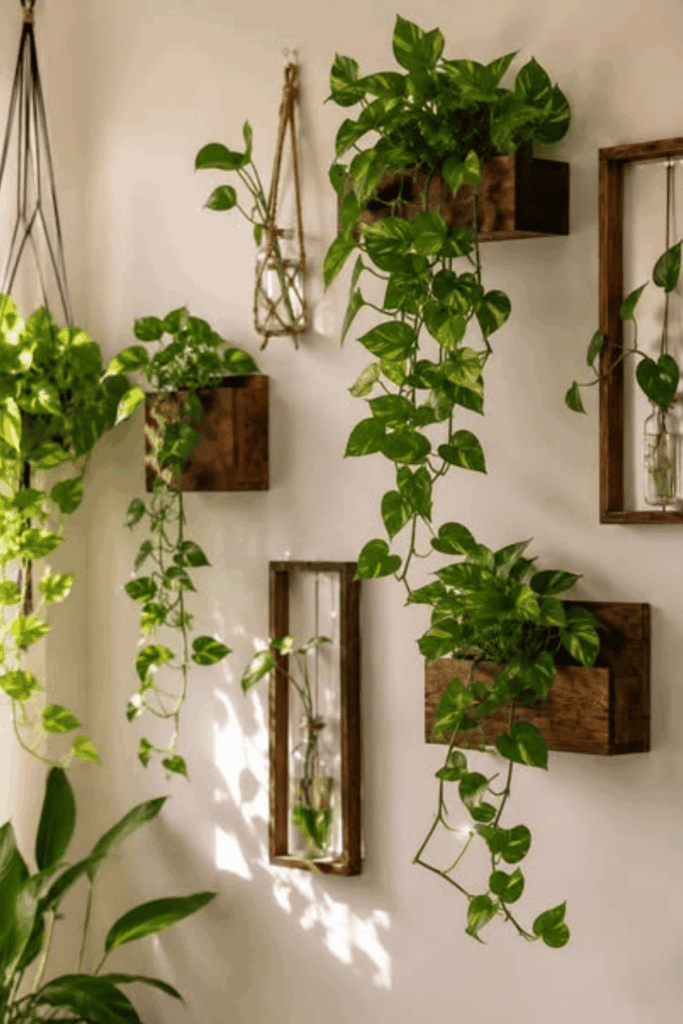 plant wall shelf ideas