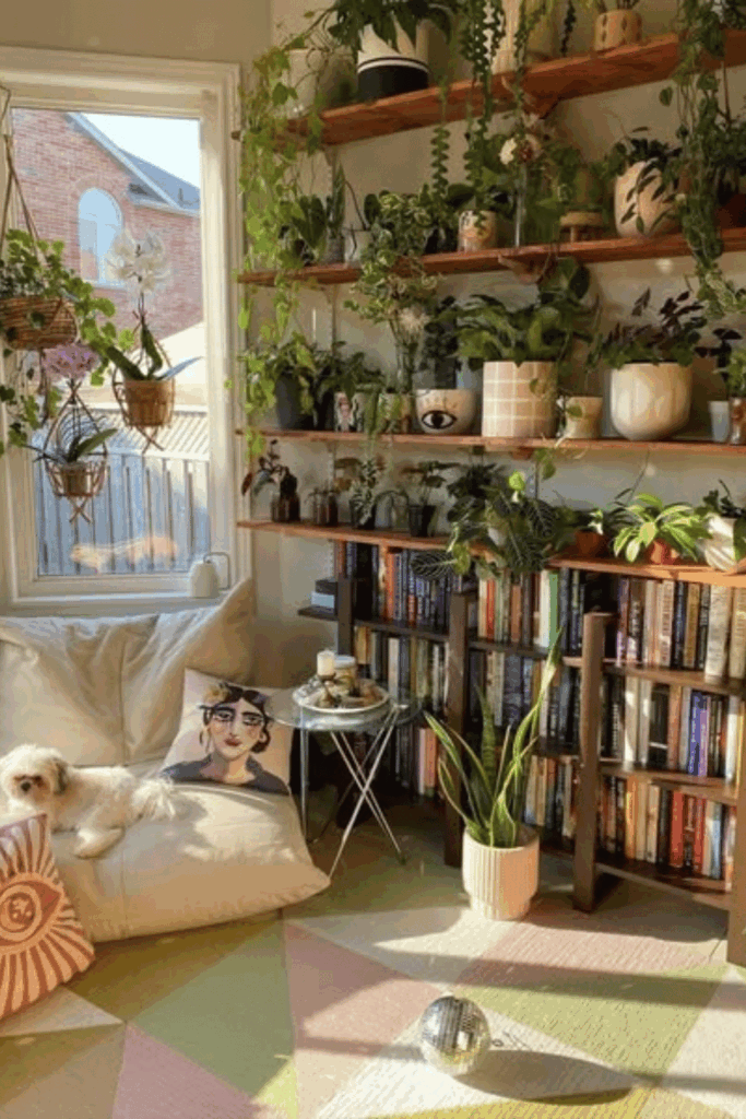 plant wall shelf ideas
