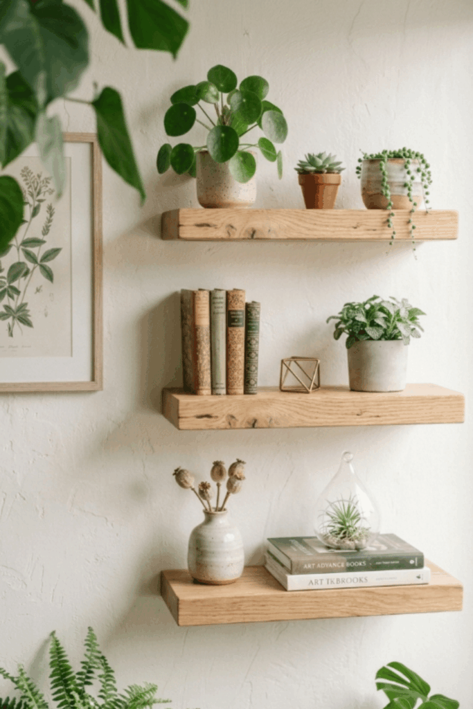 plant wall shelf ideas