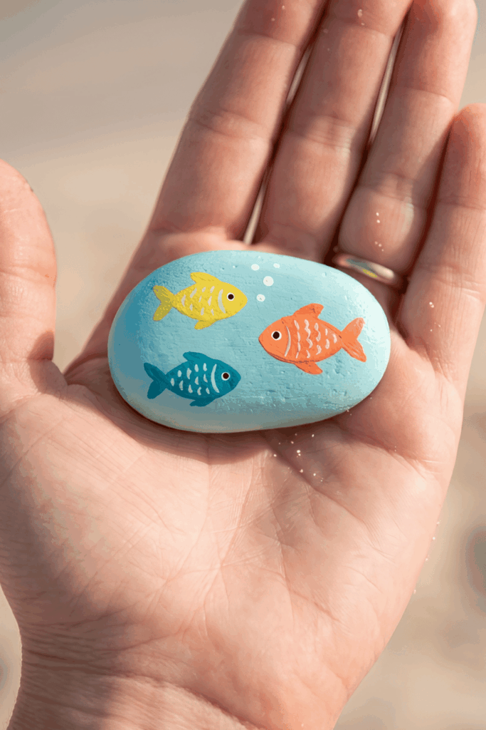 Summer rock painting ideas