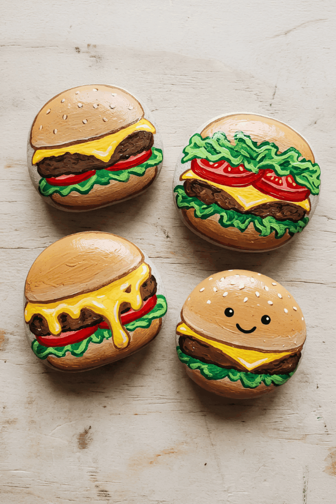 Summer rock painting ideas