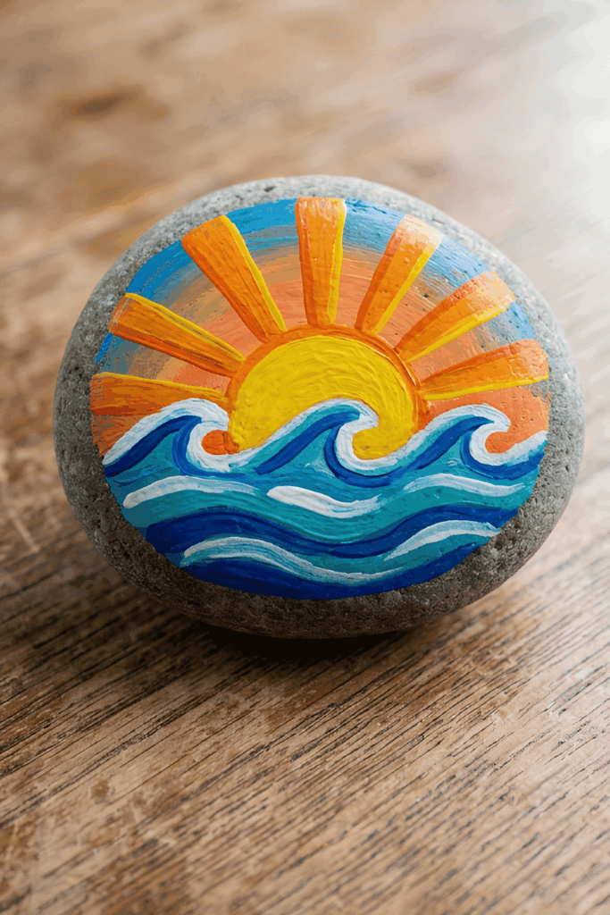 Summer rock painting ideas