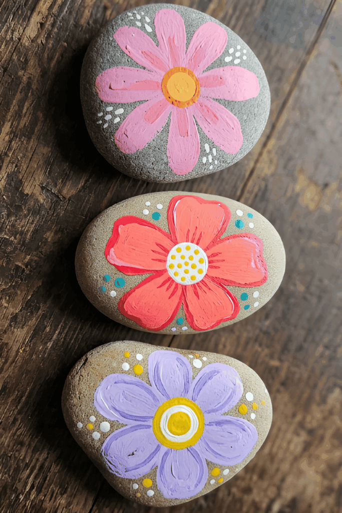 Summer rock painting ideas