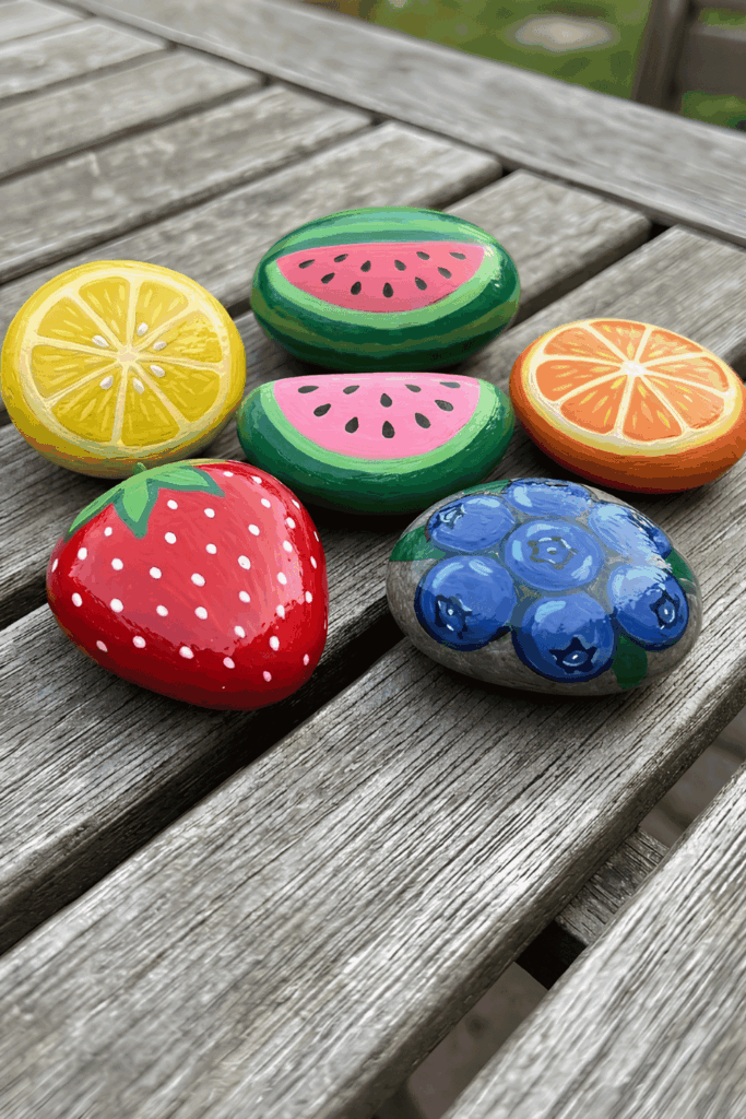 Summer rock painting ideas