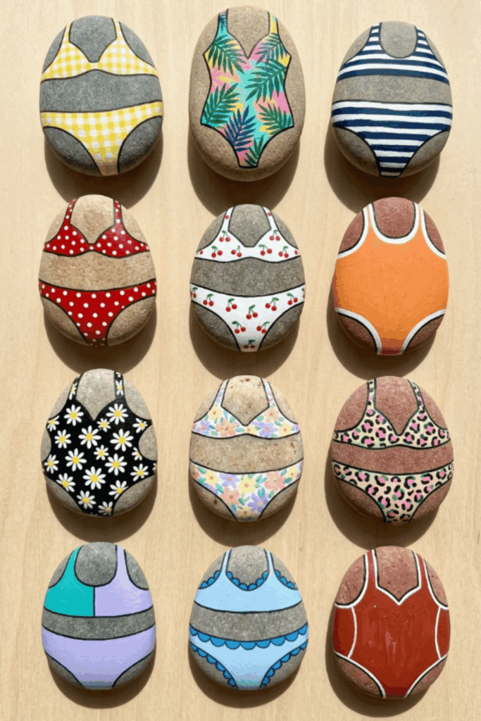Summer rock painting ideas