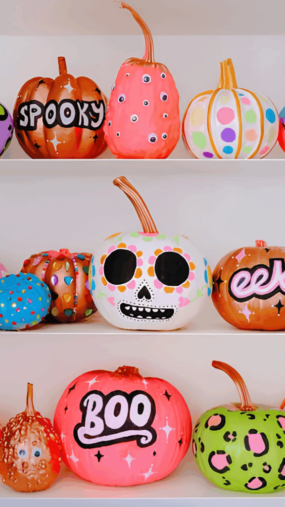 Cute painted pumpkin ideas