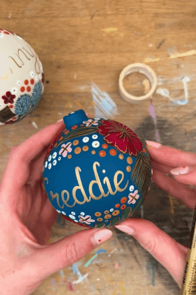 christmas ornament painting ideas to try