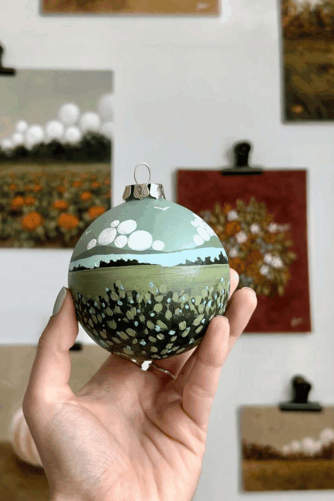 christmas ornament painting ideas to try